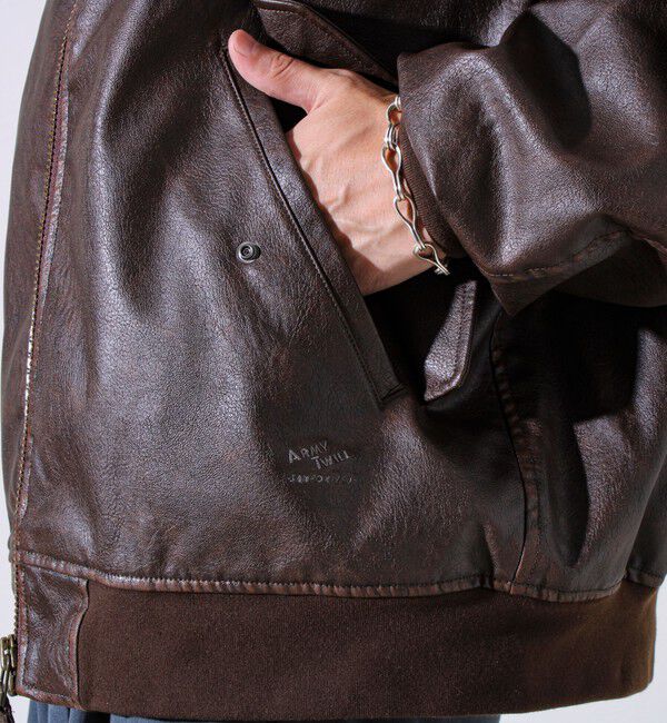GLOSTER「【ARMY TWILL/アーミーツイル】Vegan Leather Blouson」|その他|