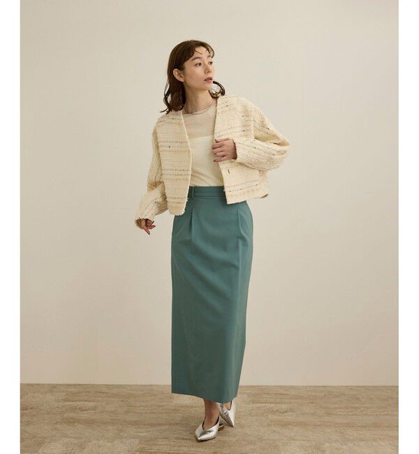 ROPE「【COFIL（コフィル）】シアーボートネックカットソー」|カーディガン|