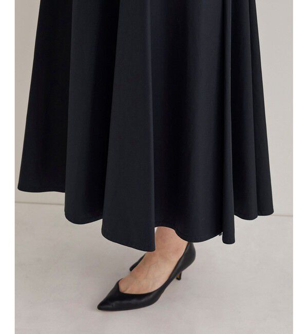 ROPE「【洗える】ドライコットンフォルムフレアスカート/セレモニー・通勤対応」|スカート|