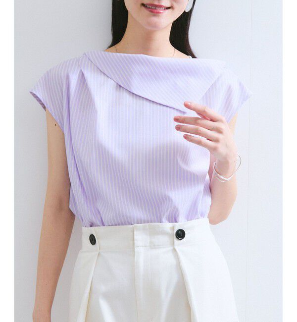 VIS「アシメオフショルブラウス」|シャツ・ブラウス|