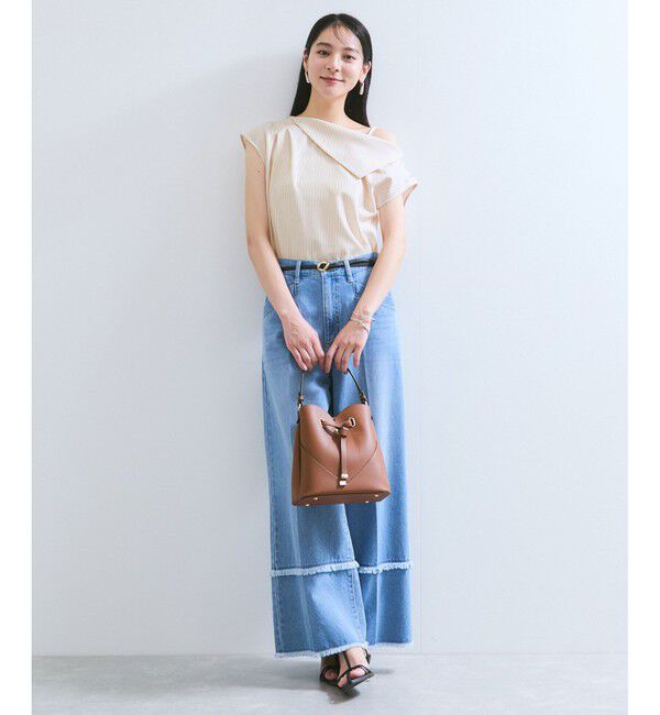 VIS「アシメオフショルブラウス」|シャツ・ブラウス|