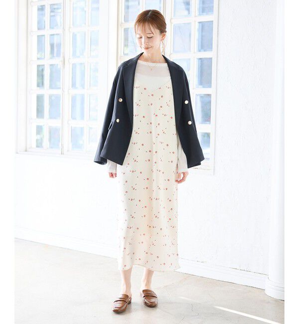 Rope&rsquo;Picnic「カナパ 金ボタンジャケット/セットアップ対応・UV・抗菌防臭・接触冷感」|テーラードジャケット|