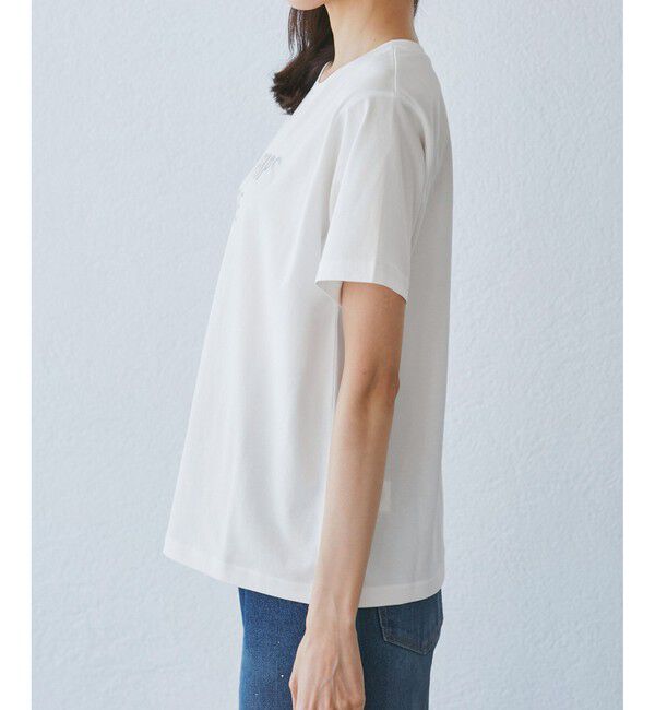 Rope&rsquo;Picnic「【UVカット・洗濯機OK・接触冷感】RENUロゴTシャツ」|Tシャツ・カットソー|