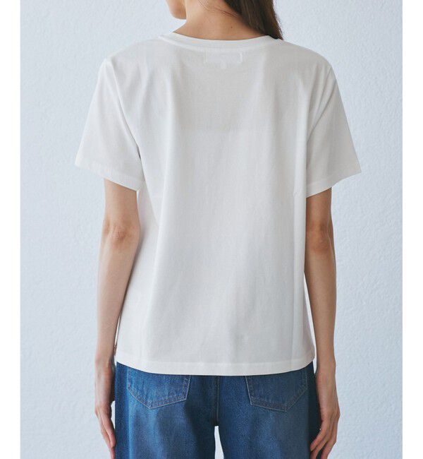 Rope&rsquo;Picnic「【UVカット・洗濯機OK・接触冷感】RENUロゴTシャツ」|Tシャツ・カットソー|