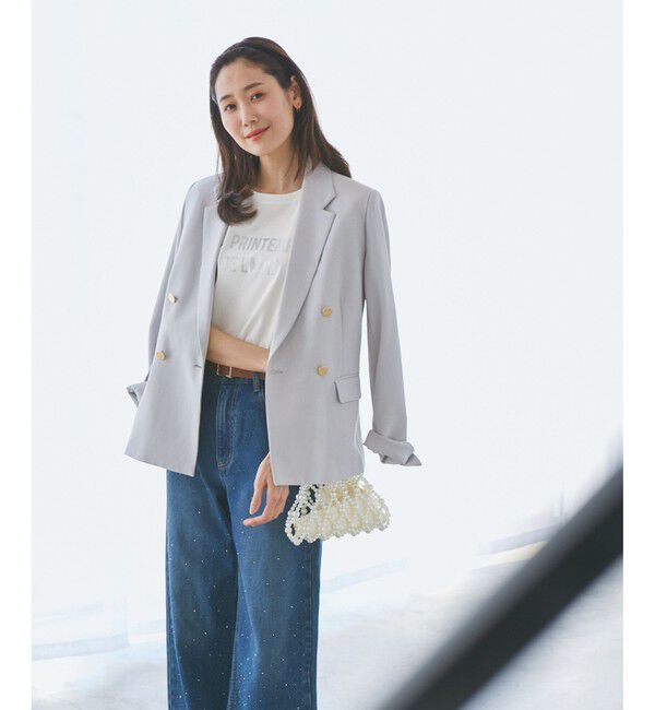 Rope&rsquo;Picnic「【UVカット・洗濯機OK・接触冷感】RENUロゴTシャツ」|Tシャツ・カットソー|