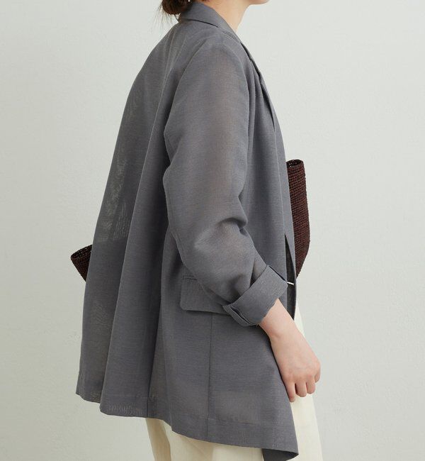  「【WEB限定】【サイズ展開あり】メッシュジャケット」|テーラードジャケット|