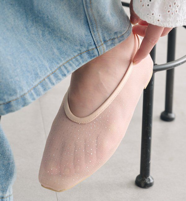  「シャイニーチュールパンプス」|パンプス|