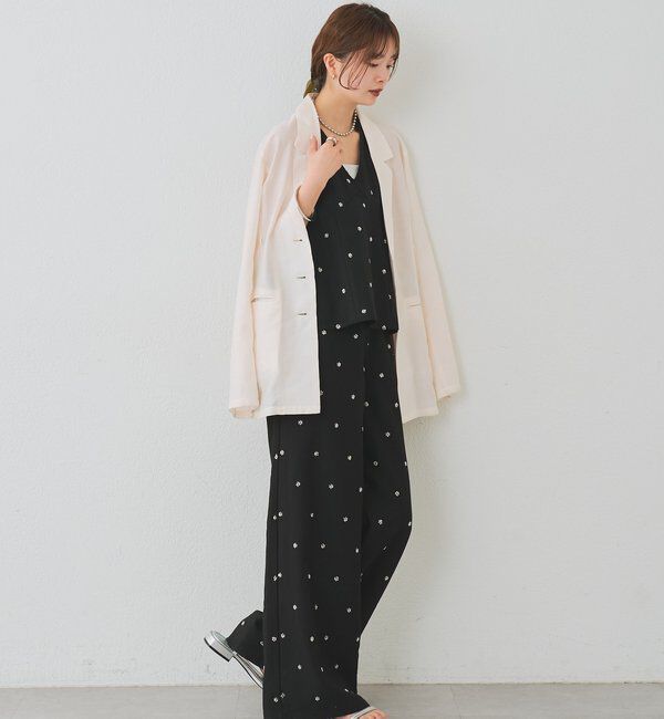  「ビジューフラワーホルタービスチェ」|シャツ・ブラウス|