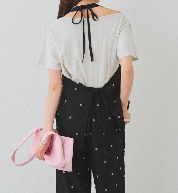  「ビジューフラワーホルタービスチェ」|シャツ・ブラウス|