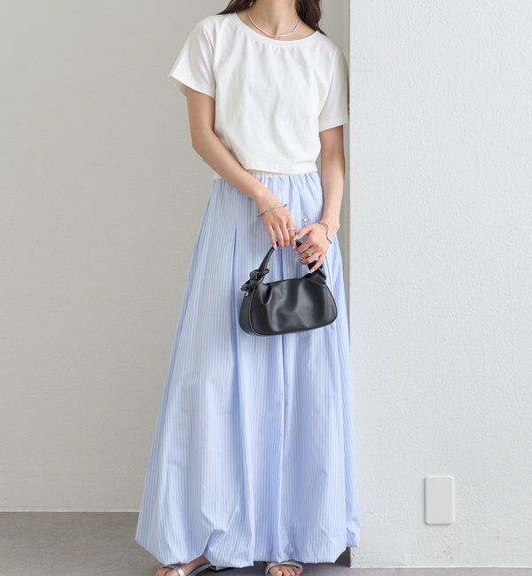  「ストライプバルーンスカート」|スカート|