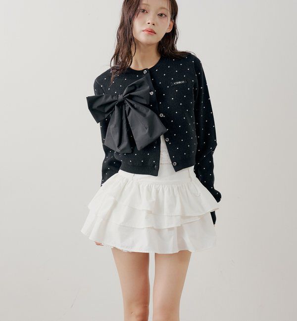  「レイヤードフリルティアードスカート」|スカート|