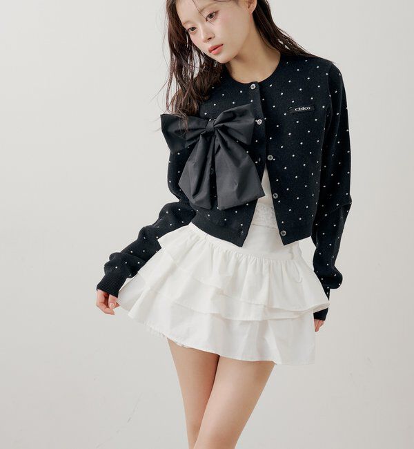  「レイヤードフリルティアードスカート」|スカート|