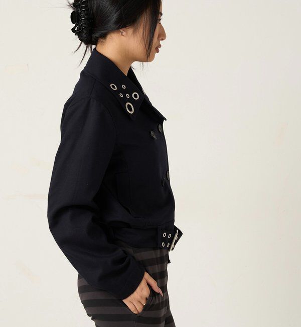  「TRアイレットショートPジャケット」|ブルゾン・スタジャン|