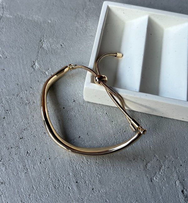  「〈GOLDY/ゴールディ〉スライドボールカービーブレス」|リング|ゴールド