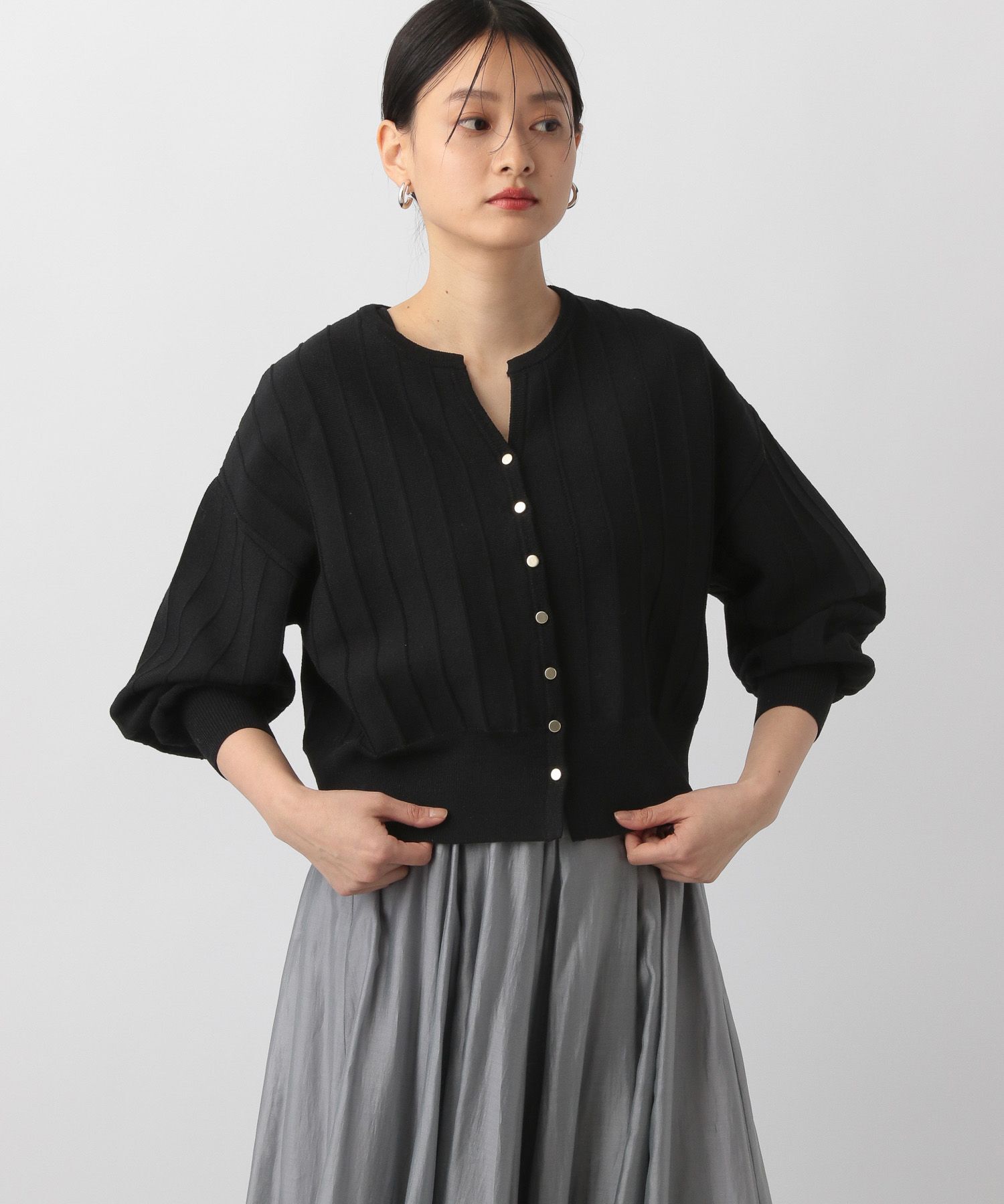 A part by 「アイレットアミショートカーディガン」|ニット・セーター|