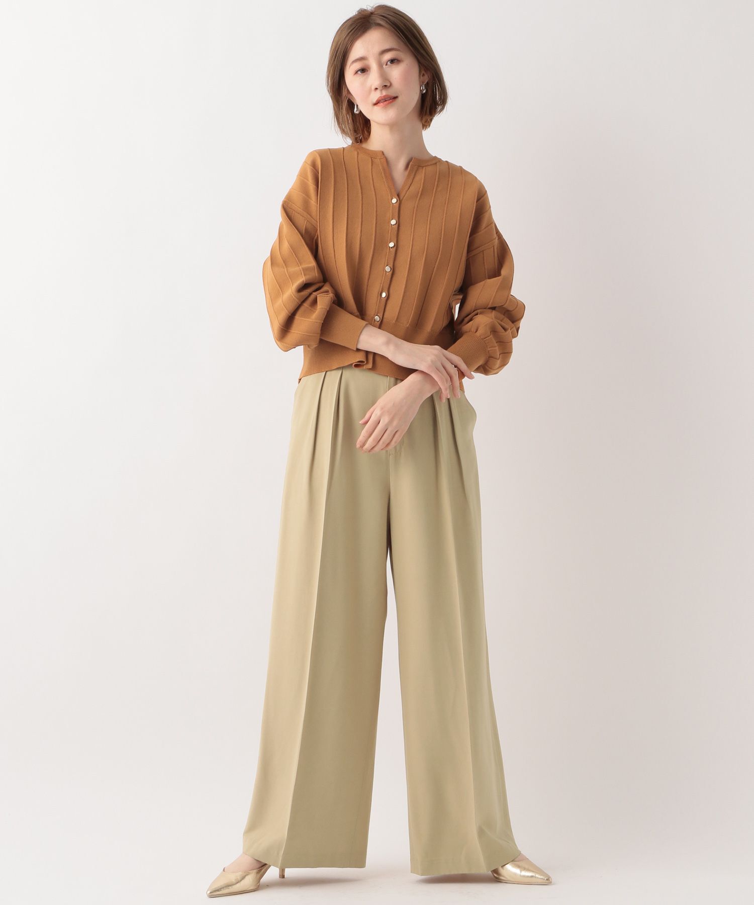 A part by 「アイレットアミショートカーディガン」|ニット・セーター|