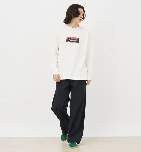 ABAHOUSE「【NANGA/ナンガ】ECO HYBRID BOX LOGO LS/ボックスロゴ」|Tシャツ・カットソー|
