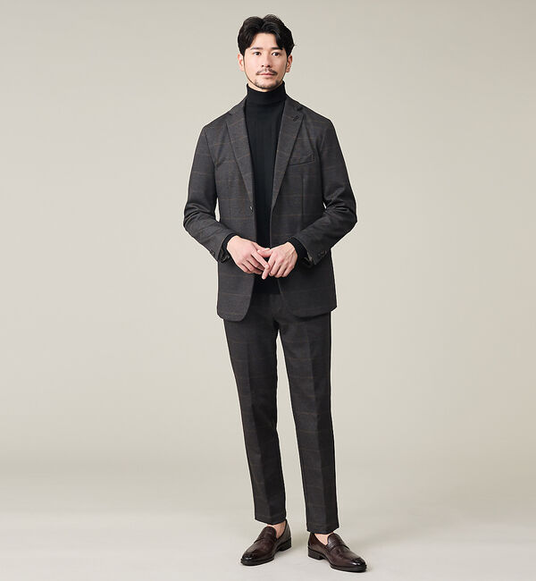 ABAHOUSE「【セットアップ対応】プレミアム ポンチスラックス」|スラックス|