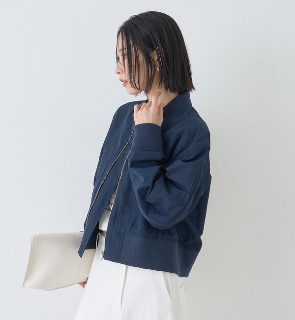 Rouge vif「ミリタリーブルゾン/形状記憶/シワ防止」|ブルゾン・スタジャン|