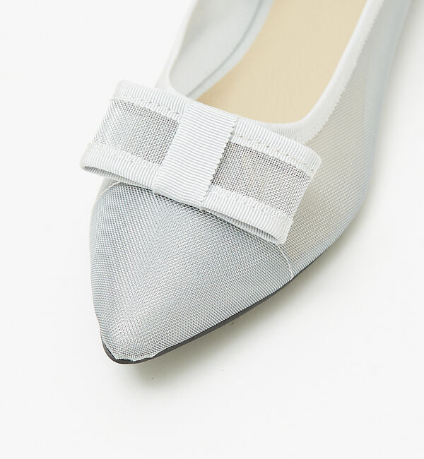 AU BANNISTER「【販売店舗限定】チュール フラットパンプス」|パンプス|