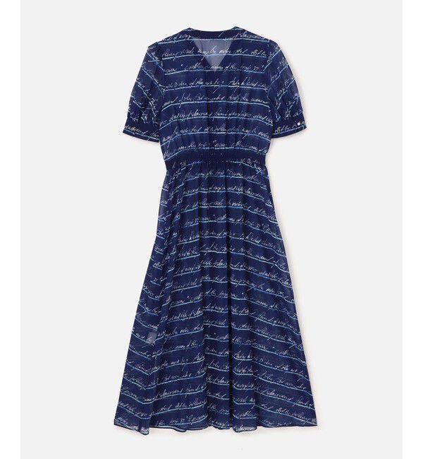 LOULOU WILLOUGHBY「【LOULOU WILLOUGHBY】RATTIレタードボーダーワンピース」|ワンピース|