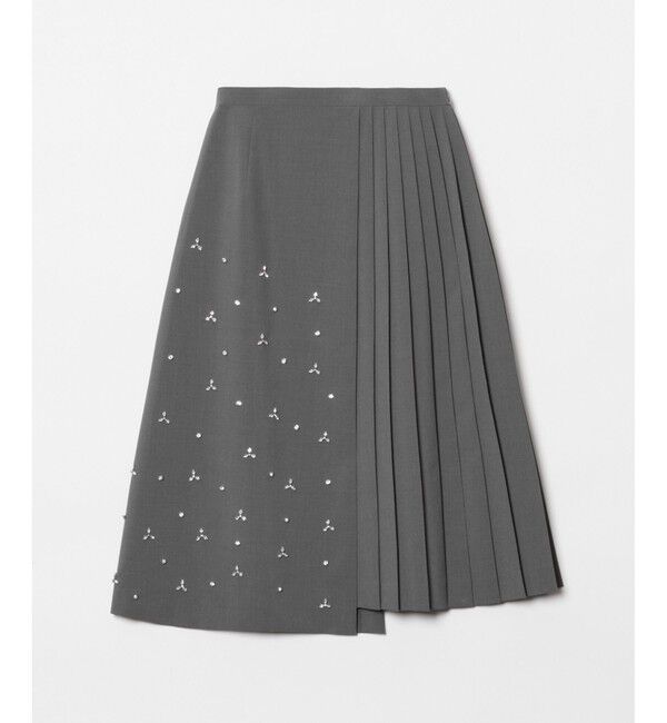 LOULOU WILLOUGHBY「【LOULOU WILLOUGHBY】ビジューアシメスカート」|スカート|