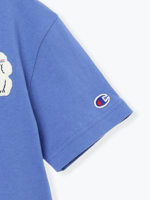 Samansa Mos2 Lagom「【Champion】さがら刺繍Tシャツ」|Tシャツ・カットソー|