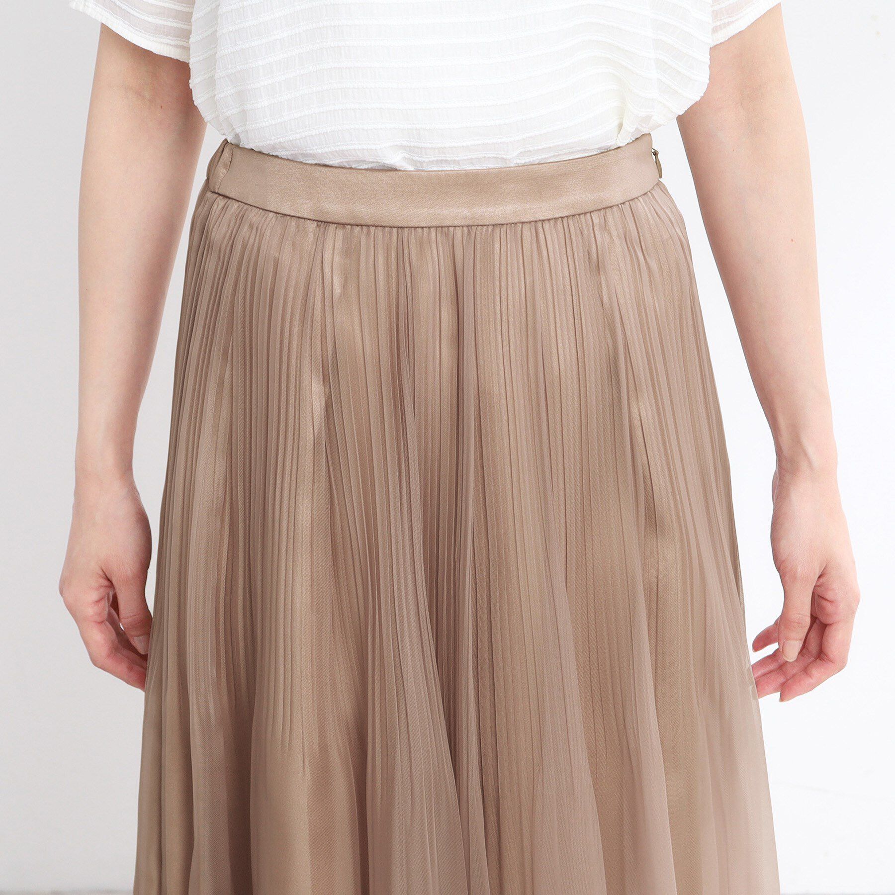 Reflect「【R‐QUALITY／手洗い可】シアープリーツスカート」|スカート|