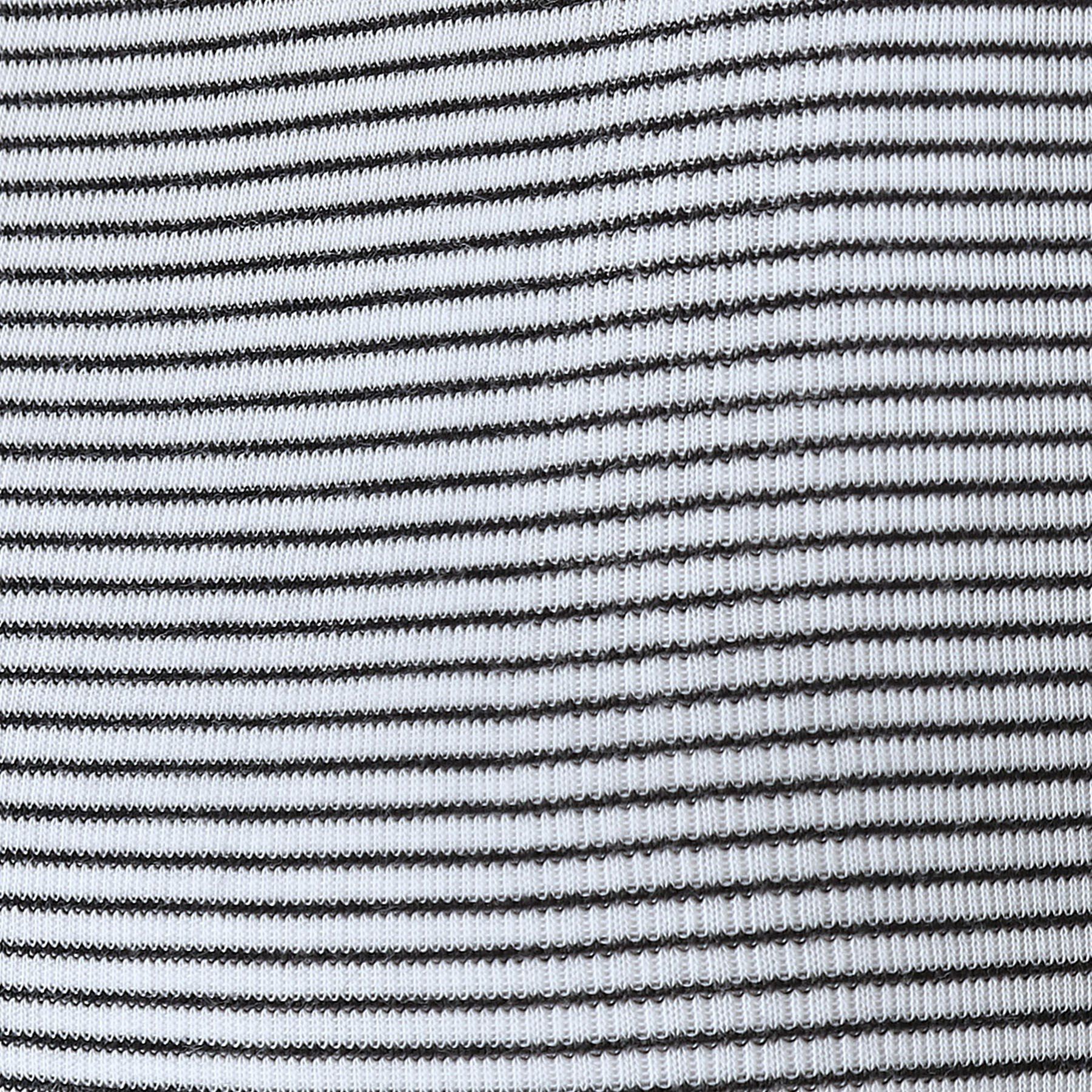 DRESSTERIOR「Robert．P．Miller（ロベルト・ピー・ミラー）パネルリブボーダーUネックTシャツ」|Tシャツ・カットソー|