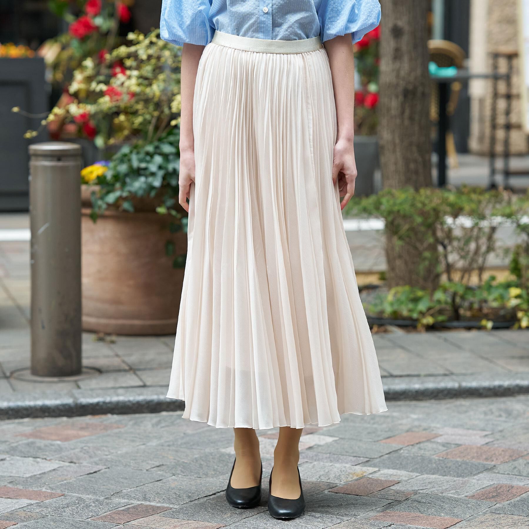 DRESSTERIOR「ウォッシャブルブライトシアープリーツスカート」|スカート|