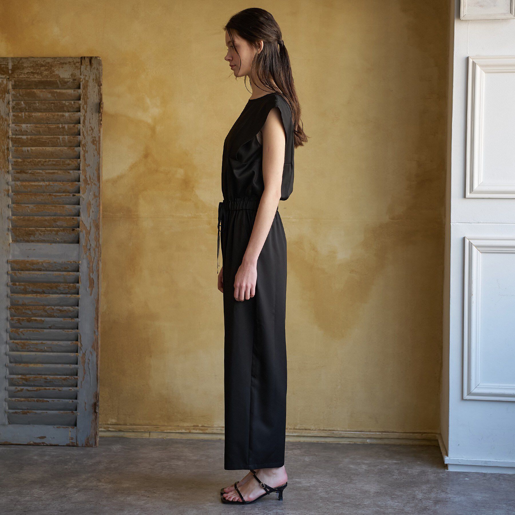 DRESSTERIOR「【ウォッシャブル】フレンチスリーブ コンビネゾン」|オールインワン|