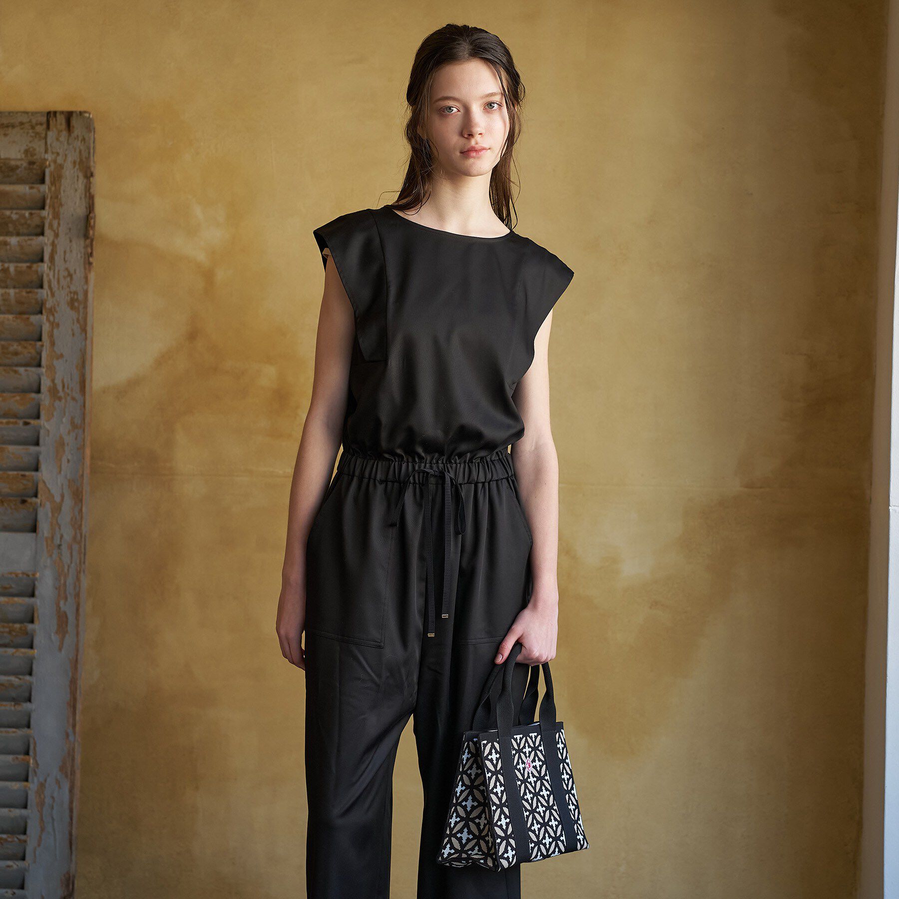 DRESSTERIOR「【ウォッシャブル】フレンチスリーブ コンビネゾン」|オールインワン|