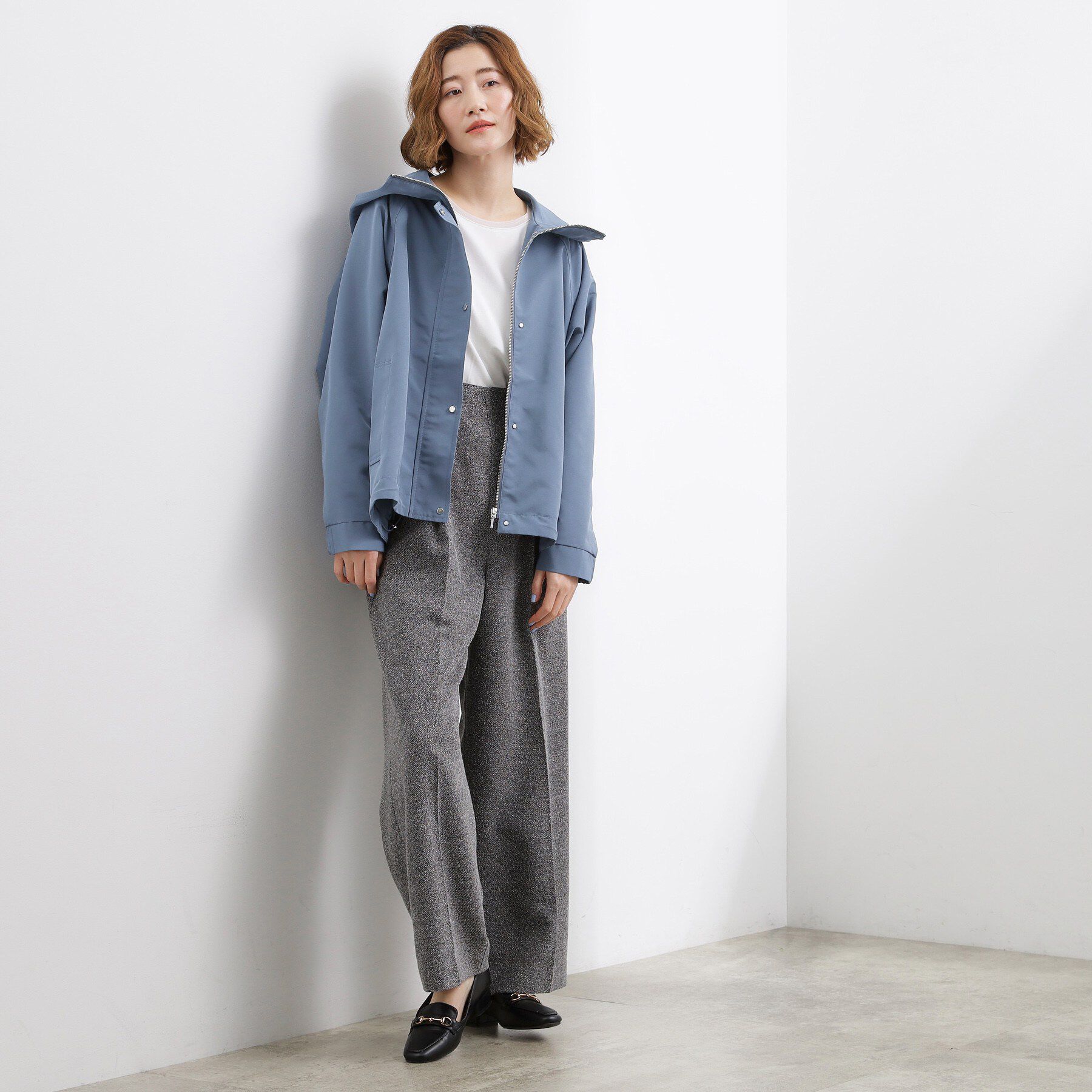 grove「【貴島明日香さん着用】【撥水】きれいめに着こなせるマウンテンパーカ」|ブルゾン・スタジャン|