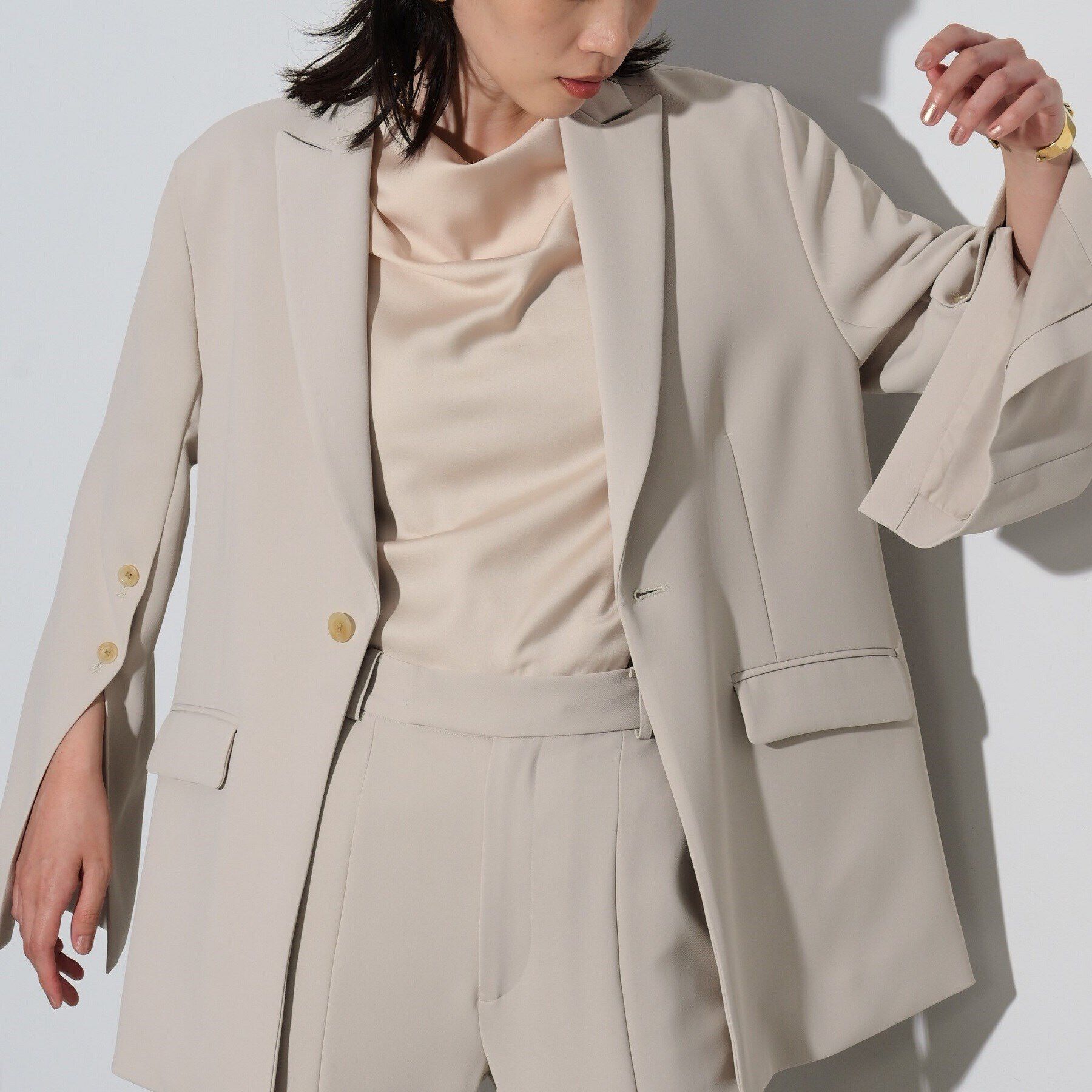 GALLEST「ケープスリーブジャケット」|テーラードジャケット|