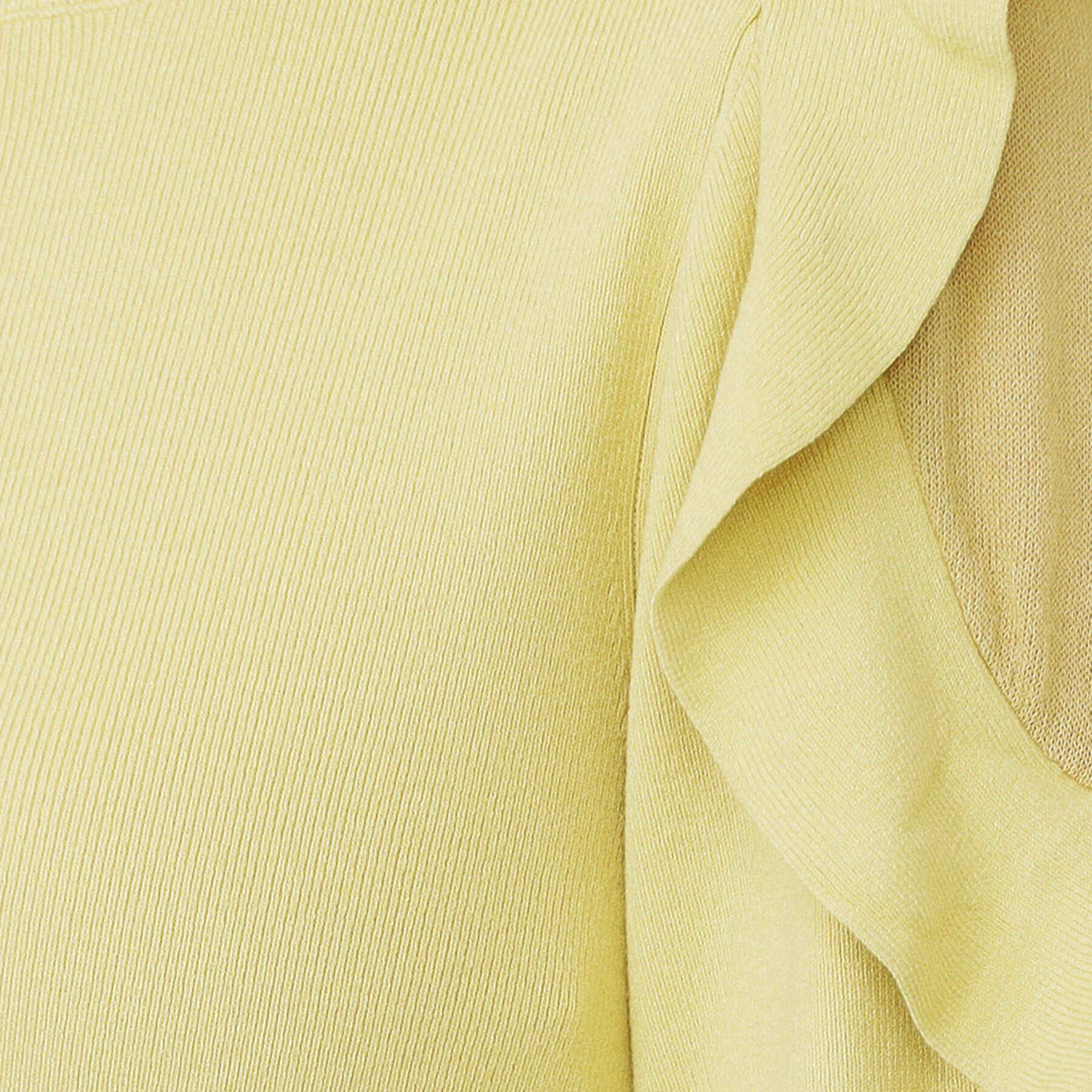 index「ハイネックシアーフリルスリーブニット【洗濯機OK/抗ピル】」|ニット・セーター|