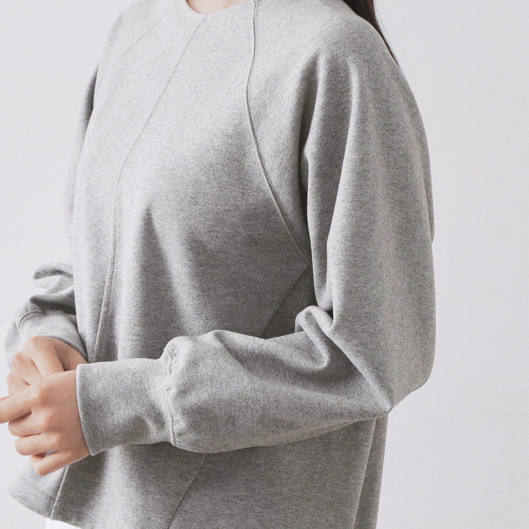 OPAQUE.CLIP「フォルムデザイントップス/セットアップ対応【洗濯機OK】」|Tシャツ・カットソー|