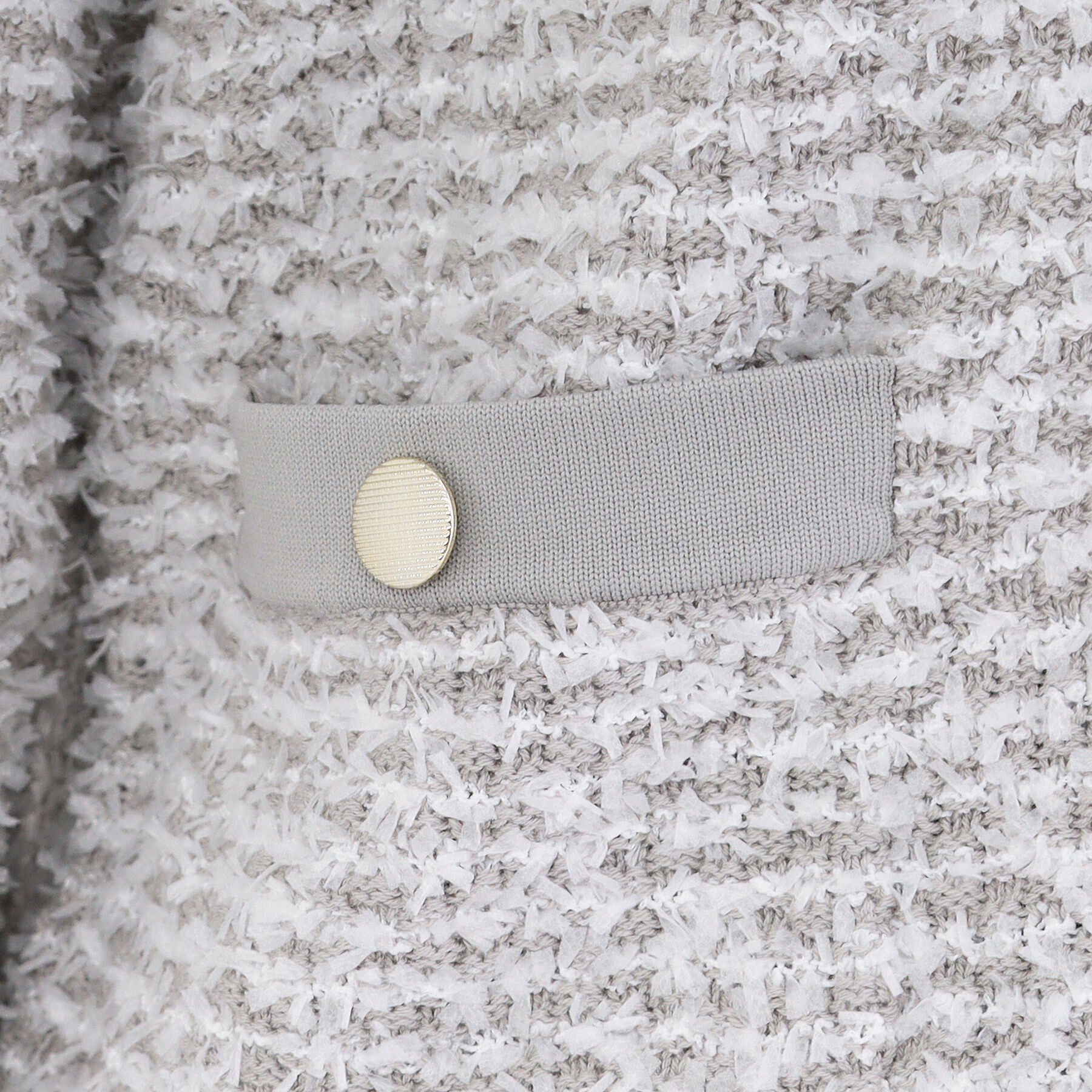 OPAQUE.CLIP「ツイードライクVネックニットカーディガン【洗濯機OK】」|カーディガン|