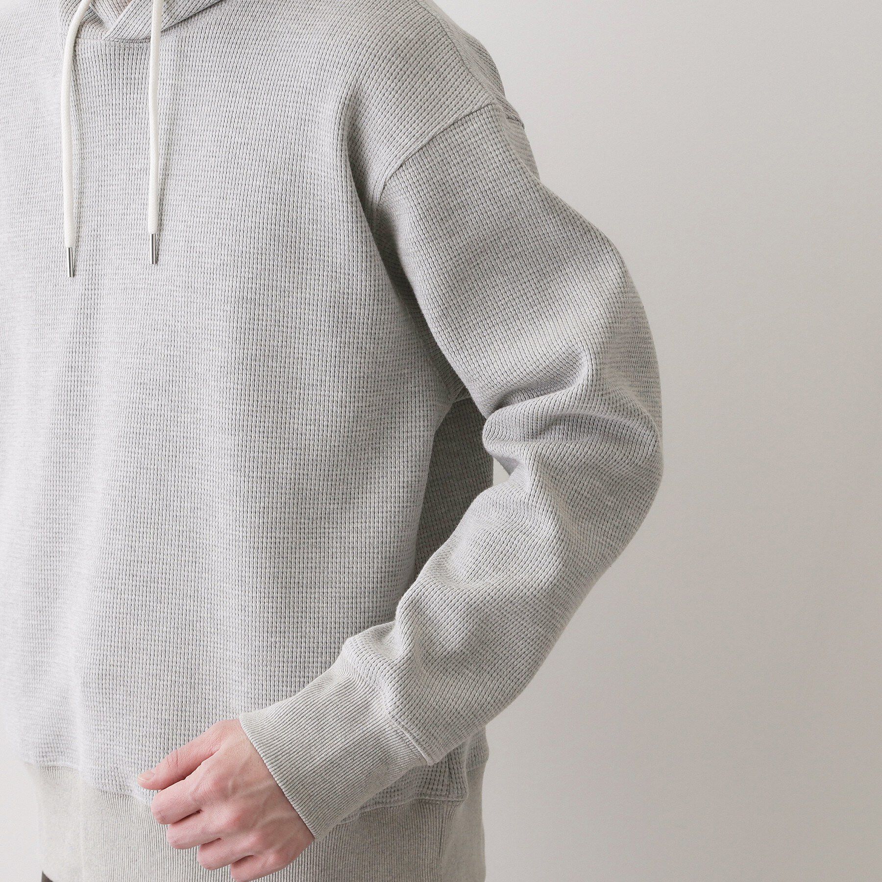 Dessin「【ユニセックス/洗える】ワッフルフードスウェット」|パーカー|