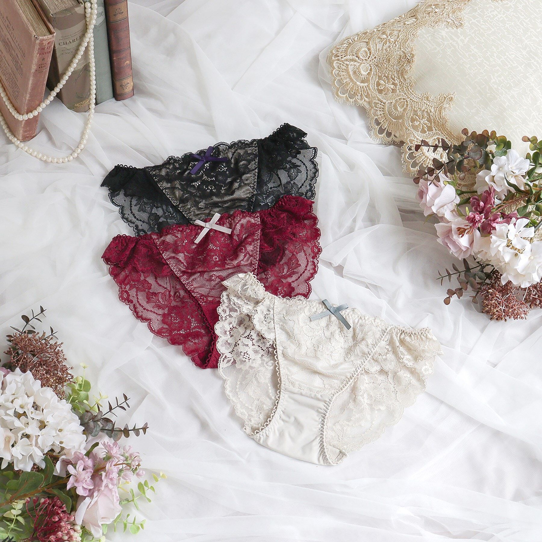 Risa Magli「ノーラ レースショーツ」|インナー|