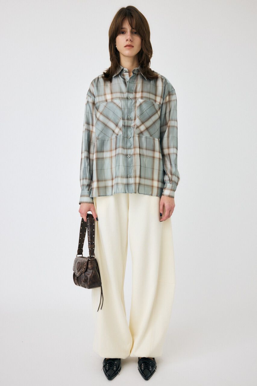 MOUSSY「MIX CHECK ルーズシャツ」|シャツ・ブラウス|