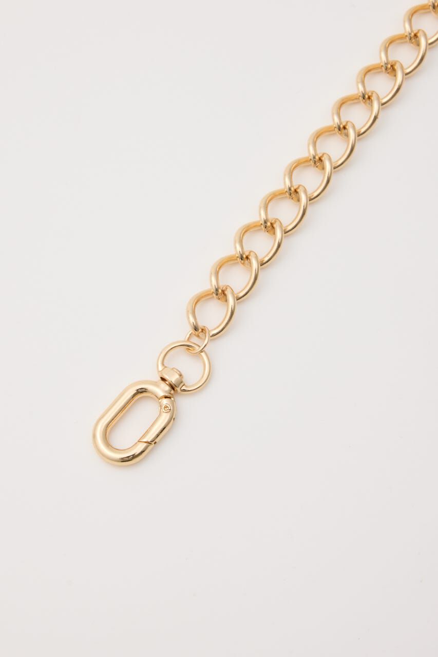 rienda「フェイクパールセットチェーンベルト」|ベルト|