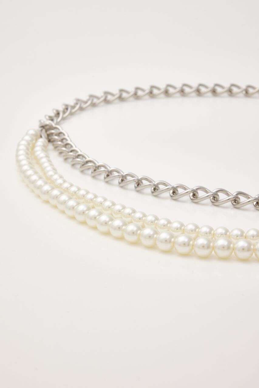 rienda「フェイクパールセットチェーンベルト」|ベルト|