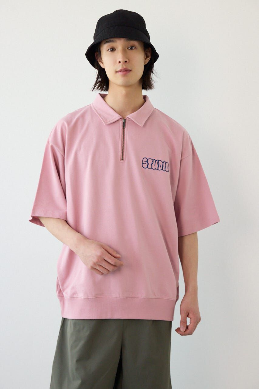 RODEO CROWNS「ライトスウェットZIPポロシャツ」|Tシャツ・カットソー|