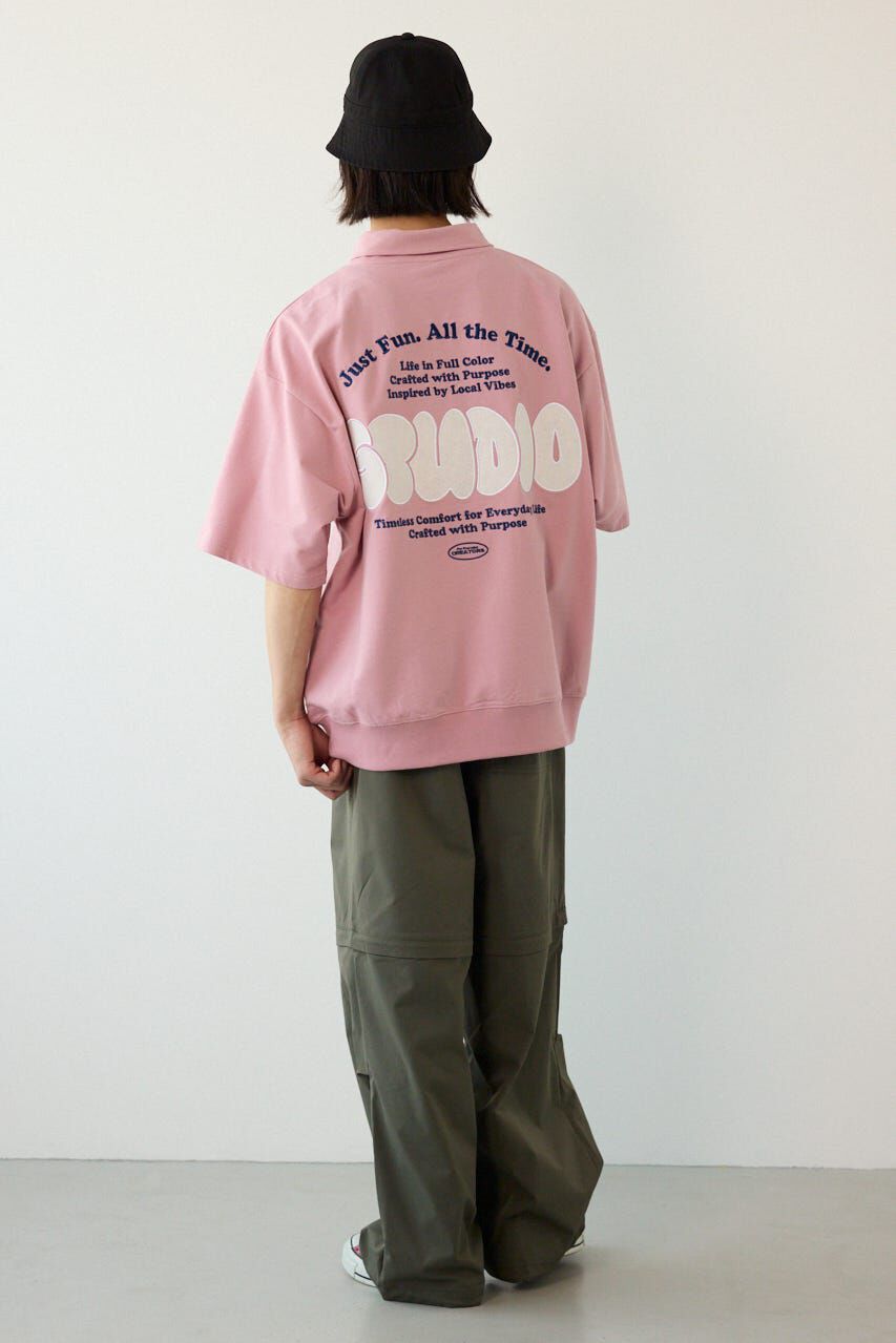 RODEO CROWNS「ライトスウェットZIPポロシャツ」|Tシャツ・カットソー|