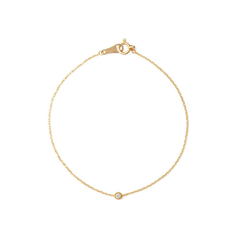 agete「K18ブレスレット」|ブレスレット・バングル|ホワイト