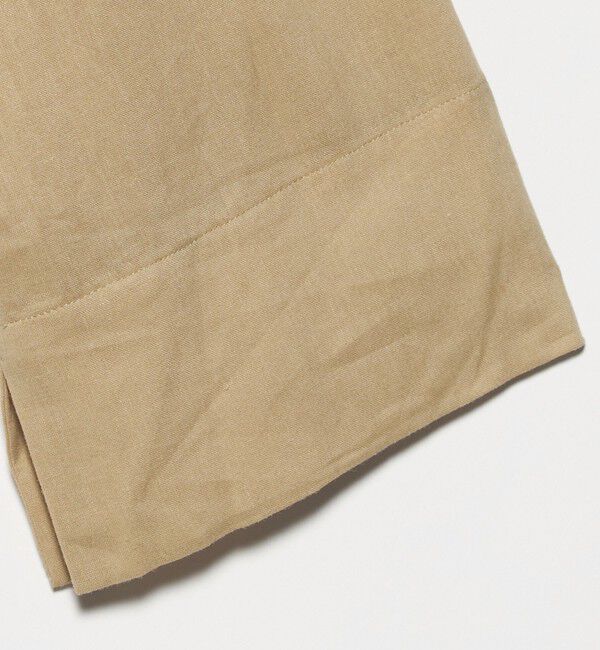 BEAUTY&YOUTH UNITED ARROWS「麻ブレンド フロントリボン ティアード シャツ ウォッシャブル」|シャツ・ブラウス|