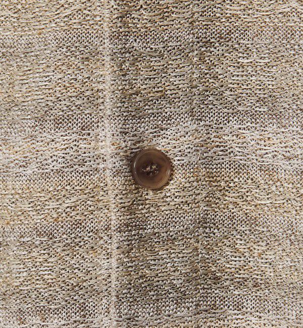 BEAUTY&YOUTH UNITED ARROWS「フェアアイル ショートスリーブ ニットシャツ ウォッシャブル」|カーディガン|