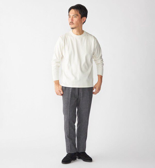 SHIPS「SHIPS:〈洗濯機可能〉コットン ウール TEXBRID(R) クルーネック プルオーバー ニット」|ニット・セーター|