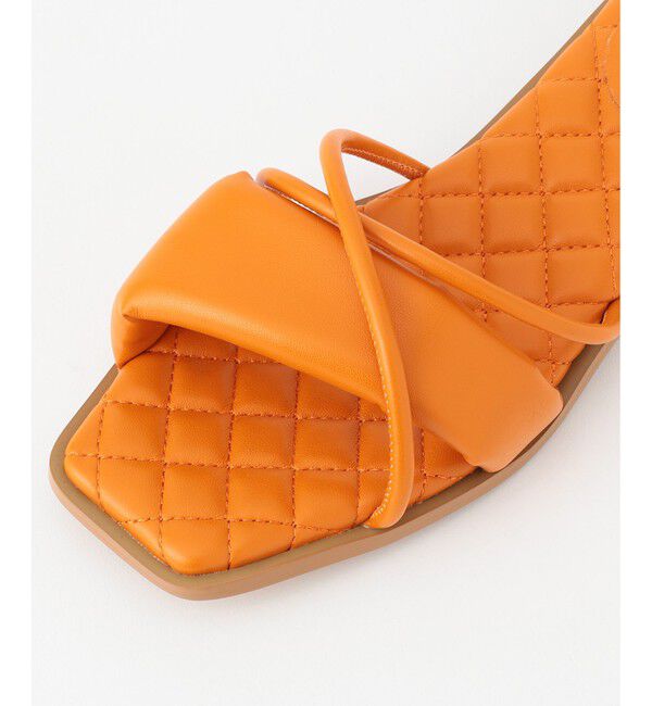 GRACE CONTINENTAL「ストリングキルトサンダル」|サンダル|