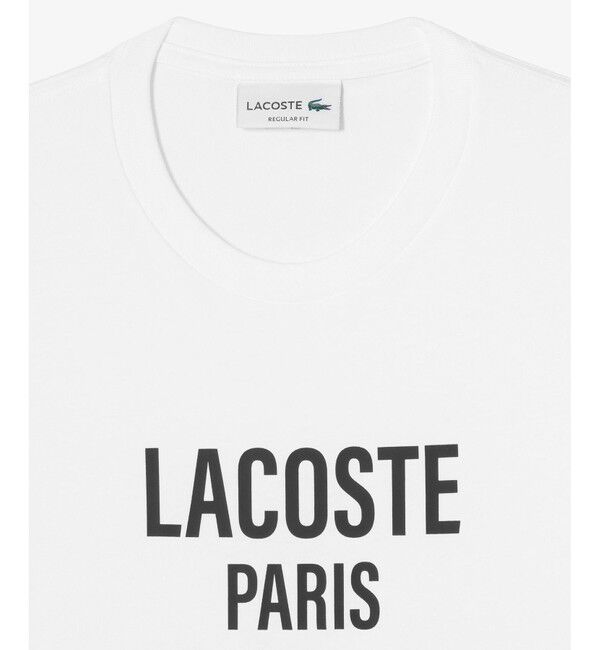 LACOSTE「タイポグラフィTシャツ」|Tシャツ・カットソー|